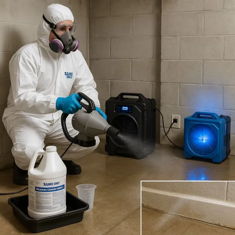 Sanitization and Odor Removal process in Hillsboro, KS